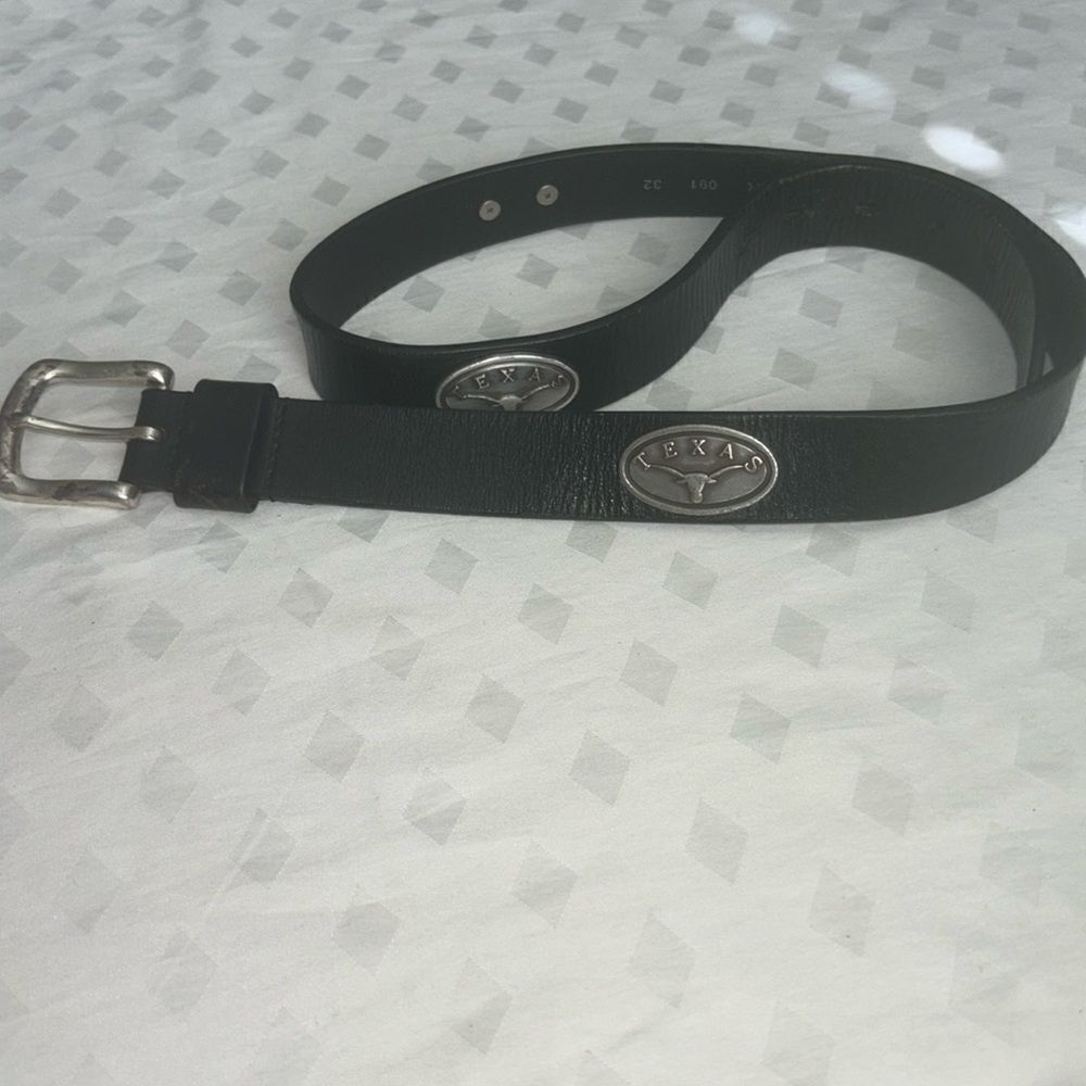 University of Texas Leather Belt
